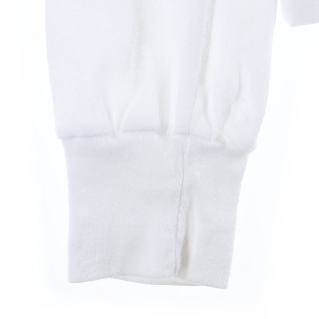 CHROME HEARTS(クロムハーツ) BACK ARCH LOGO SCROLL RABEL USA PRINT バックアーチロゴ スクロールラベル プリント ロングスリーブ 長袖Tシャツ ホワイト