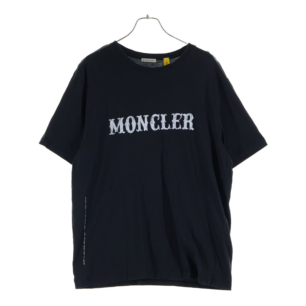 MONCLER GENIUS(モンクレール ジーニアス) ×FRAGMENT DESIGN 両面プリント 半袖カットソー ブラック H209U8C00001 M2350