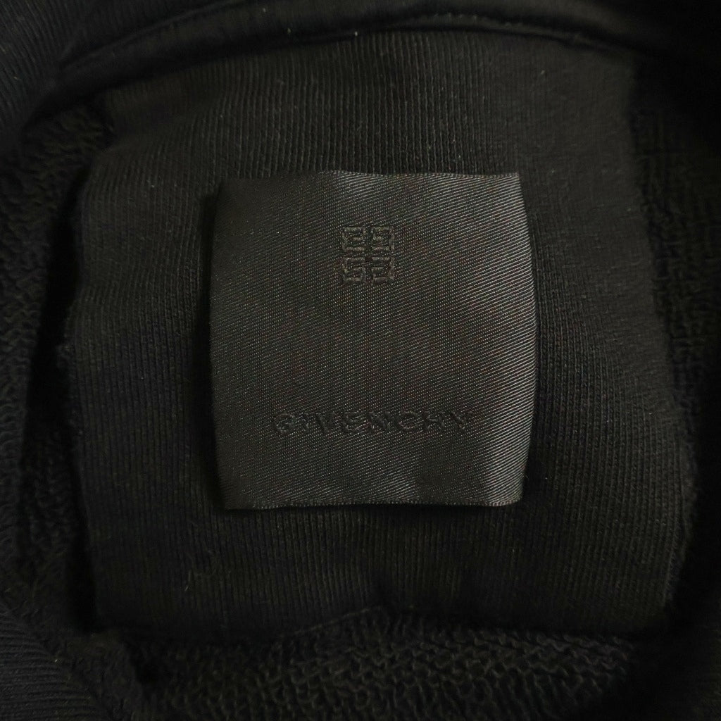 GIVENCHY(ジバンシィ) ロゴプリント フーディー プルオーバーパーカー ブラック BMJ0HC3Y8N