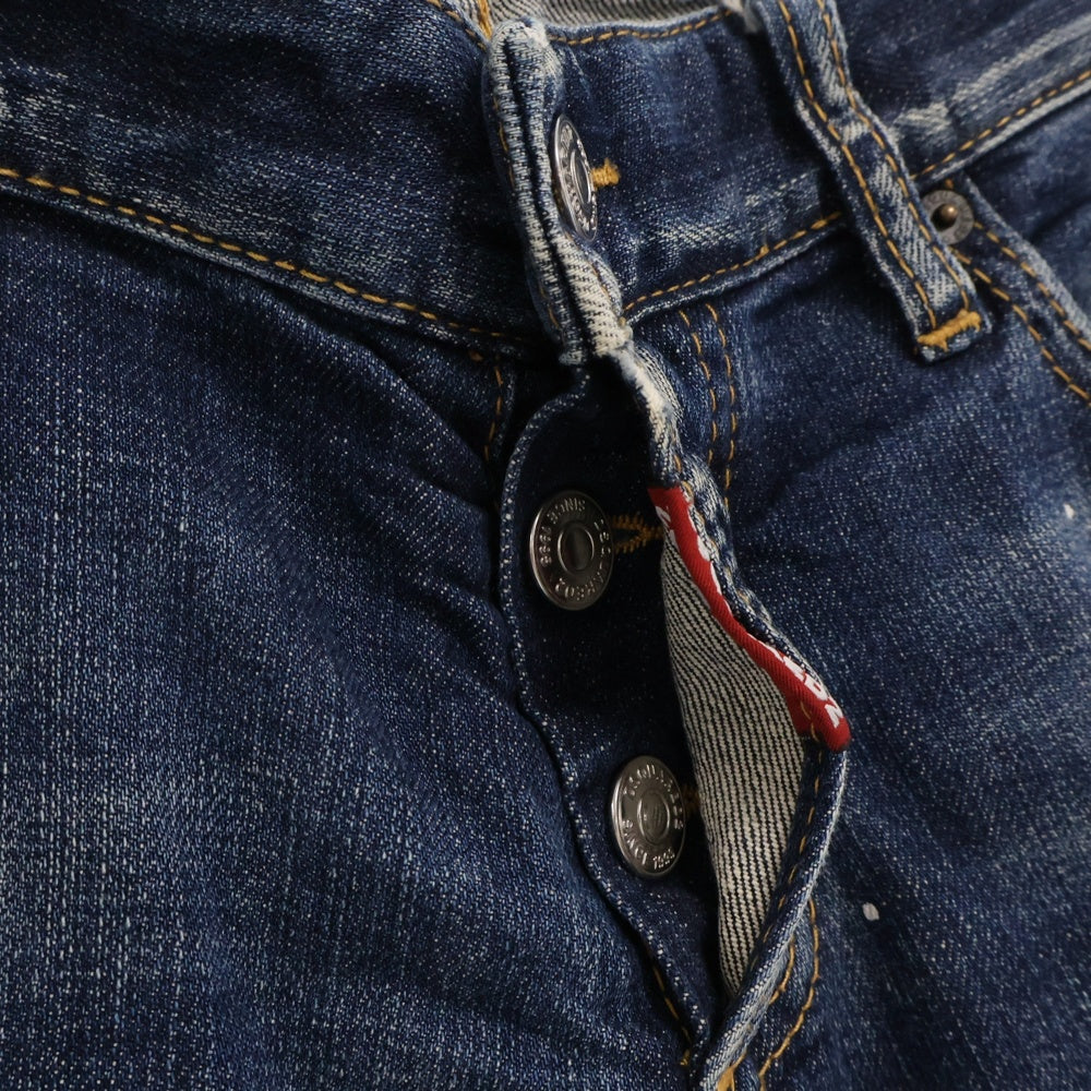 DSQUARED2(ディースクエアード) ダメージ加工ウォッシュデニムパンツ 42 S71LA0964