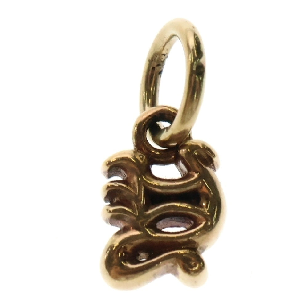 CHROME HEARTS(クロムハーツ) 22K ALPHABET CHARM Y アルファベットチャーム イニシャル ペンダントトップ ゴールド