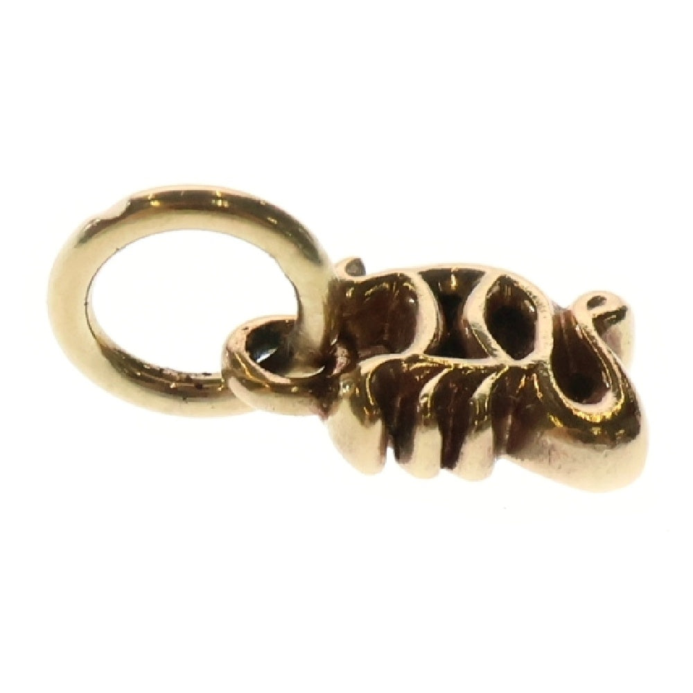 CHROME HEARTS(クロムハーツ) 22K ALPHABET CHARM Y アルファベットチャーム イニシャル ペンダントトップ ゴールド