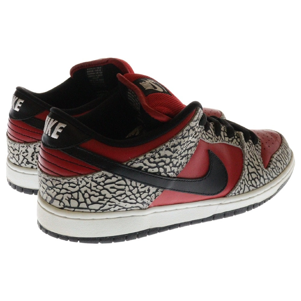 NIKE SB(ナイキエスビー) 12SS ×SUPREME DUNK LOW PREMIUM SB シュプリーム ダンク プレミアム ローカットスニーカー レッド US10/28.0cm 313170-600