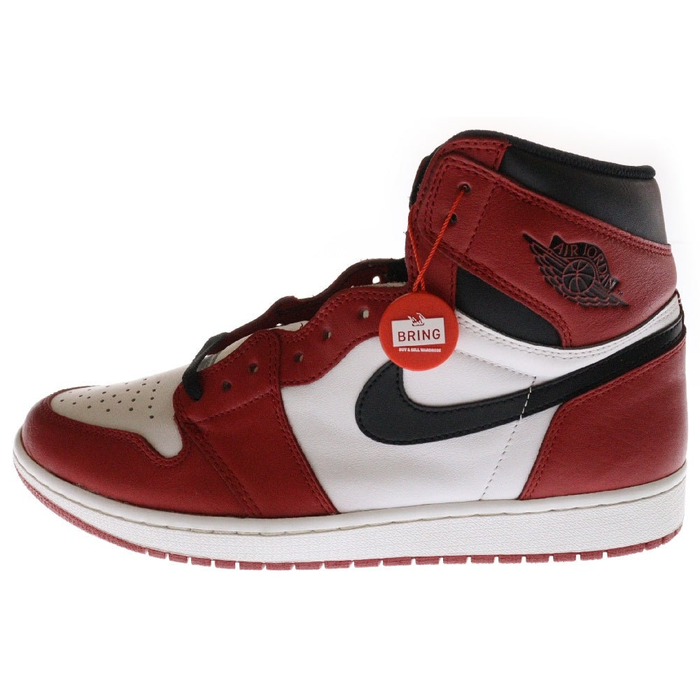 NIKE(ナイキ) AIR JORDAN 1 RETRO HIGH CHICAGO 555088-101 エアジョーダン1 シカゴ ハイスニーカー レッド/ホワイト US13/31cm