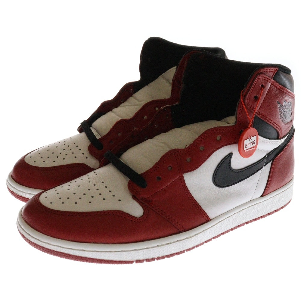 NIKE(ナイキ) AIR JORDAN 1 RETRO HIGH CHICAGO 555088-101 エアジョーダン1 シカゴ ハイスニーカー レッド/ホワイト US13/31cm