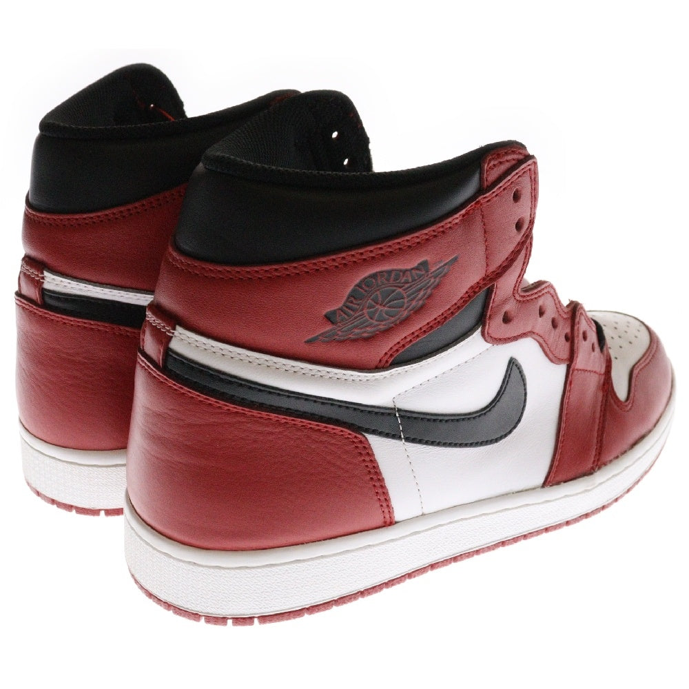 NIKE(ナイキ) AIR JORDAN 1 RETRO HIGH CHICAGO 555088-101 エアジョーダン1 シカゴ ハイスニーカー レッド/ホワイト US13/31cm