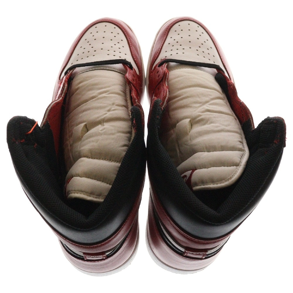 NIKE(ナイキ) AIR JORDAN 1 RETRO HIGH CHICAGO 555088-101 エアジョーダン1 シカゴ ハイスニーカー レッド/ホワイト US13/31cm