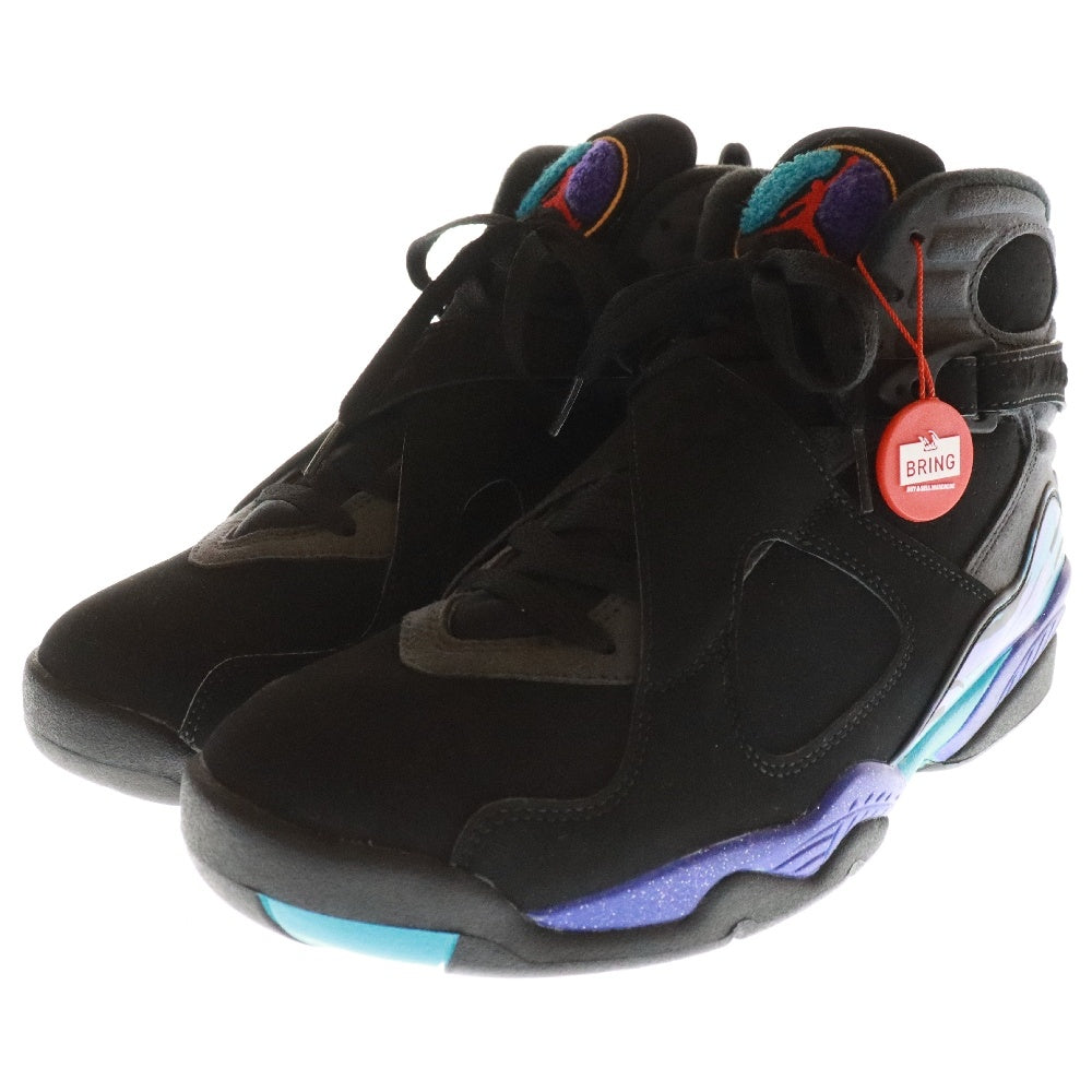 NIKE(ナイキ) AIR JORDAN 8 RETRO BLACK CEMENT 305381-025 エアジョーダン 8 レトロ ブラックセメント ブラック US8.5/26.5cm