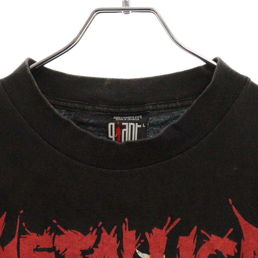 VINTAGE(ヴィンテージ) 90's METALLICA 1994 PUSHEAD SKULL GIANT メタリカ パスヘッドスカル プリント 半袖Tシャツ ブラック