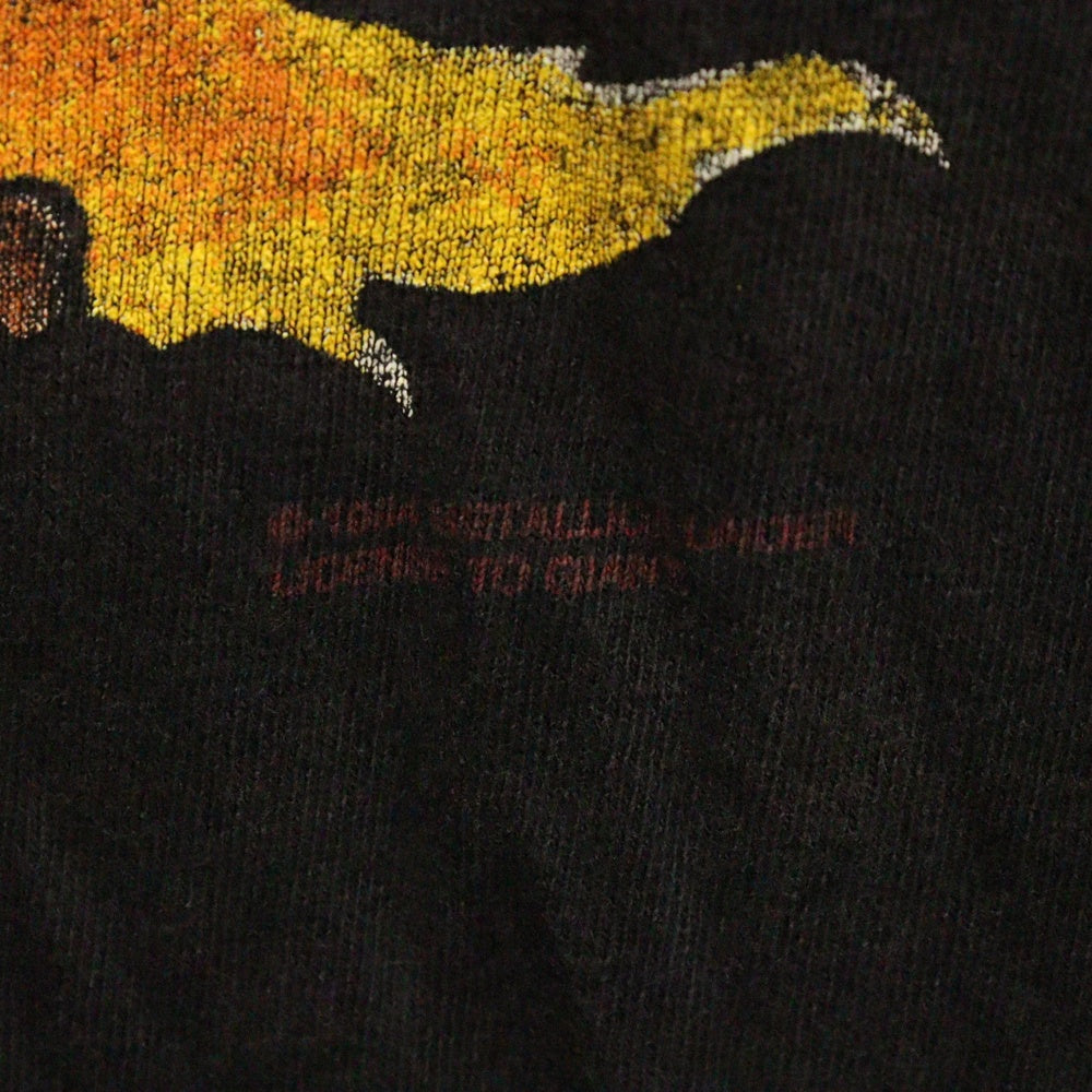 VINTAGE(ヴィンテージ) 90's METALLICA 1994 PUSHEAD SKULL GIANT メタリカ パスヘッドスカル プリント 半袖Tシャツ ブラック