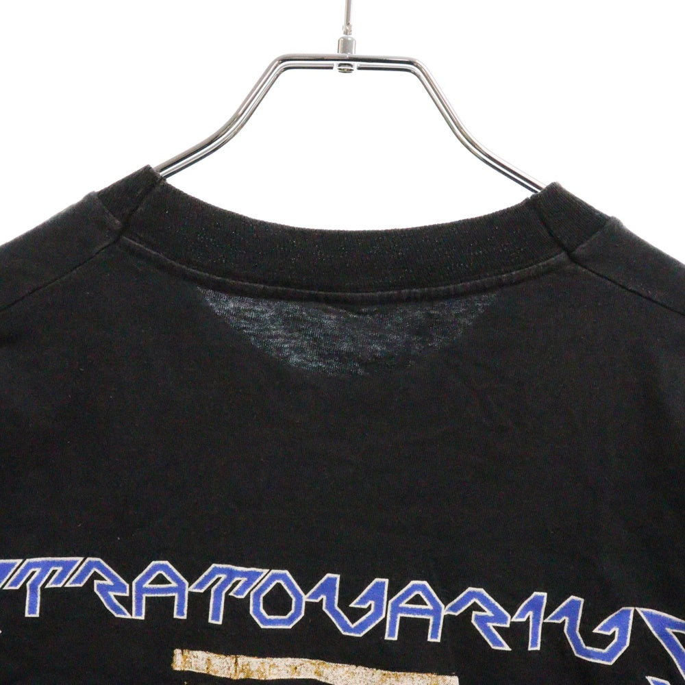 VINTAGE(ヴィンテージ) 90's STRATOVARIUS ストラトヴァリウス プリント半袖Tシャツ ブラック