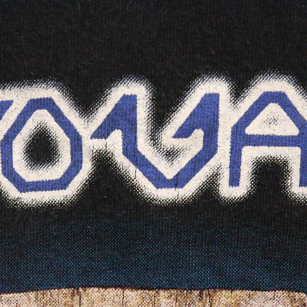 VINTAGE(ヴィンテージ) 90's STRATOVARIUS ストラトヴァリウス プリント半袖Tシャツ ブラック