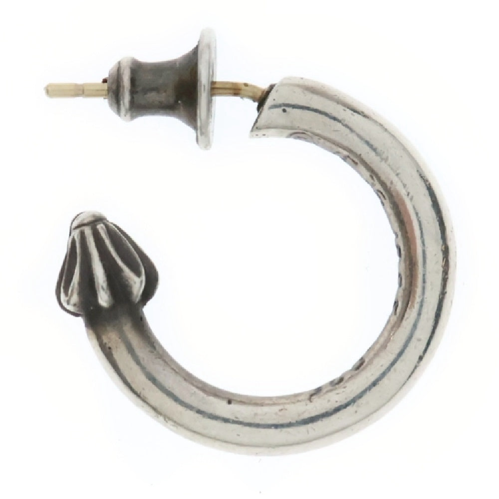 CHROME HEARTS(クロムハーツ) HOOP PLAIN プレーン フープピアス シルバー BCA101