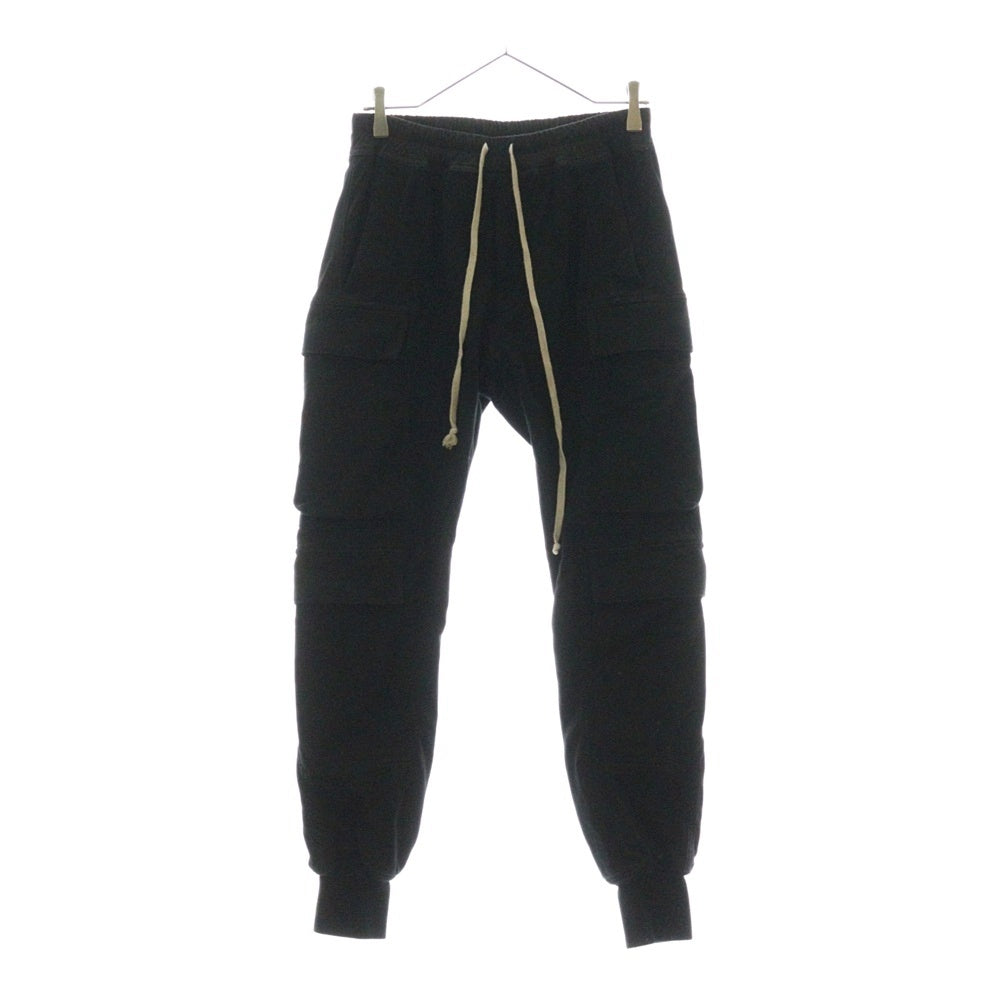 Rick Owens(リックオウエンス) 24SS MASTODON MEGACARGO マストドン カーゴパンツ ロングパンツ ブラック RU01D3337-BA