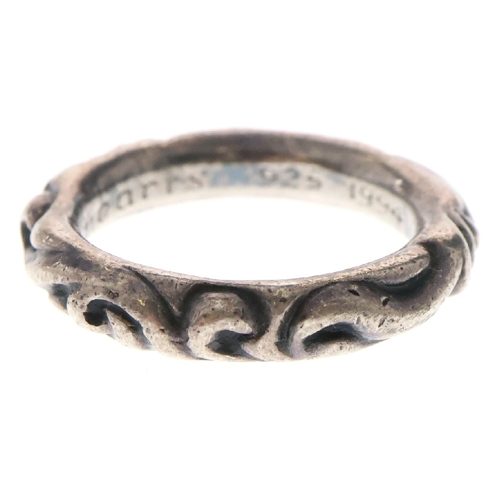 CHROME HEARTS(クロムハーツ) SCRL BAND スクロールバンド リング シルバー BCA351 8.5号