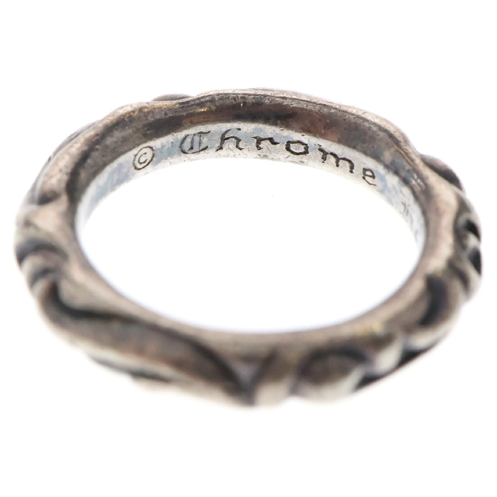CHROME HEARTS(クロムハーツ) SCRL BAND スクロールバンド リング シルバー BCA351 8.5号