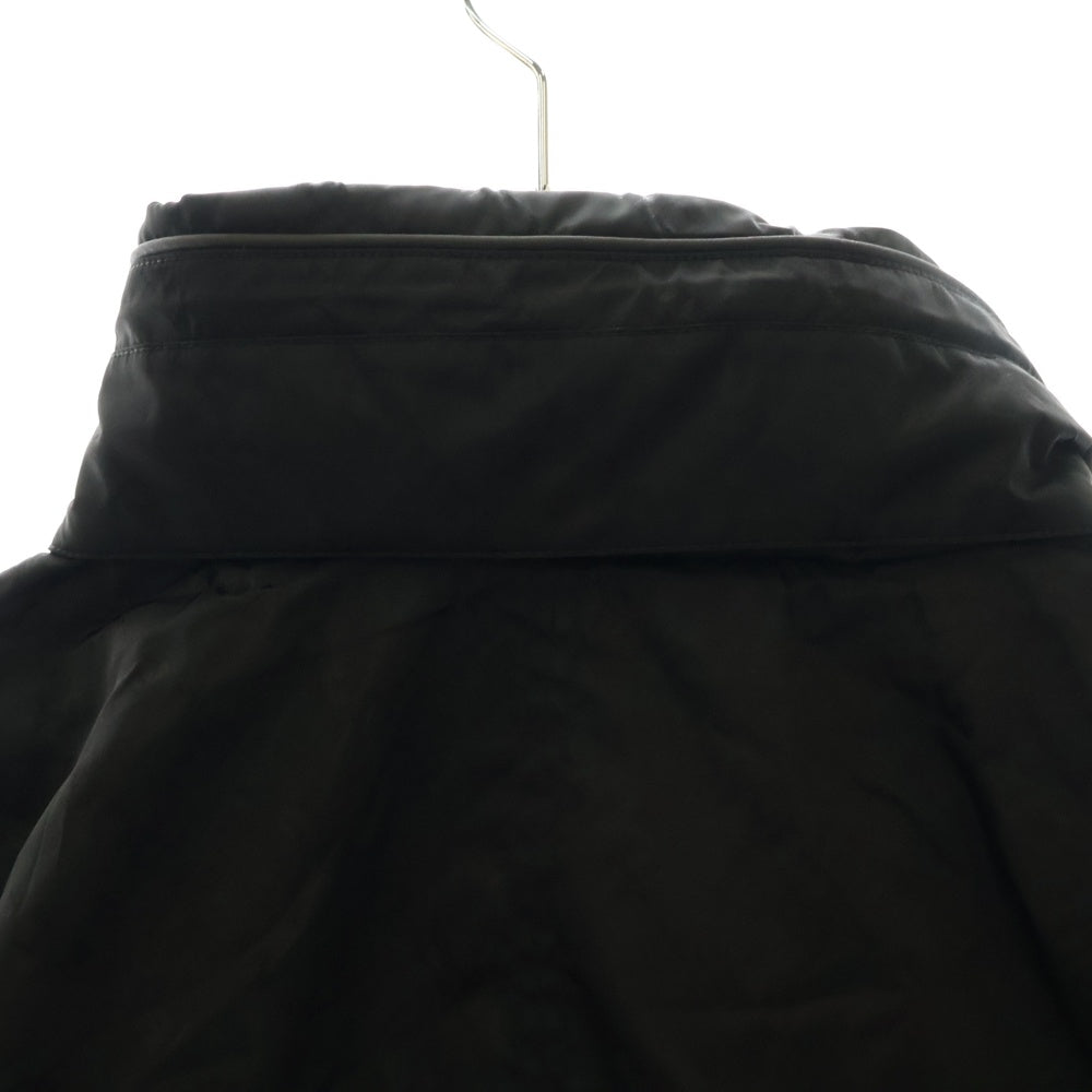 ALEXANDER WANG(アレキサンダーワン) 総柄ロゴ ナイロンハーフジップアップ ブルゾン ブラック UWC123202