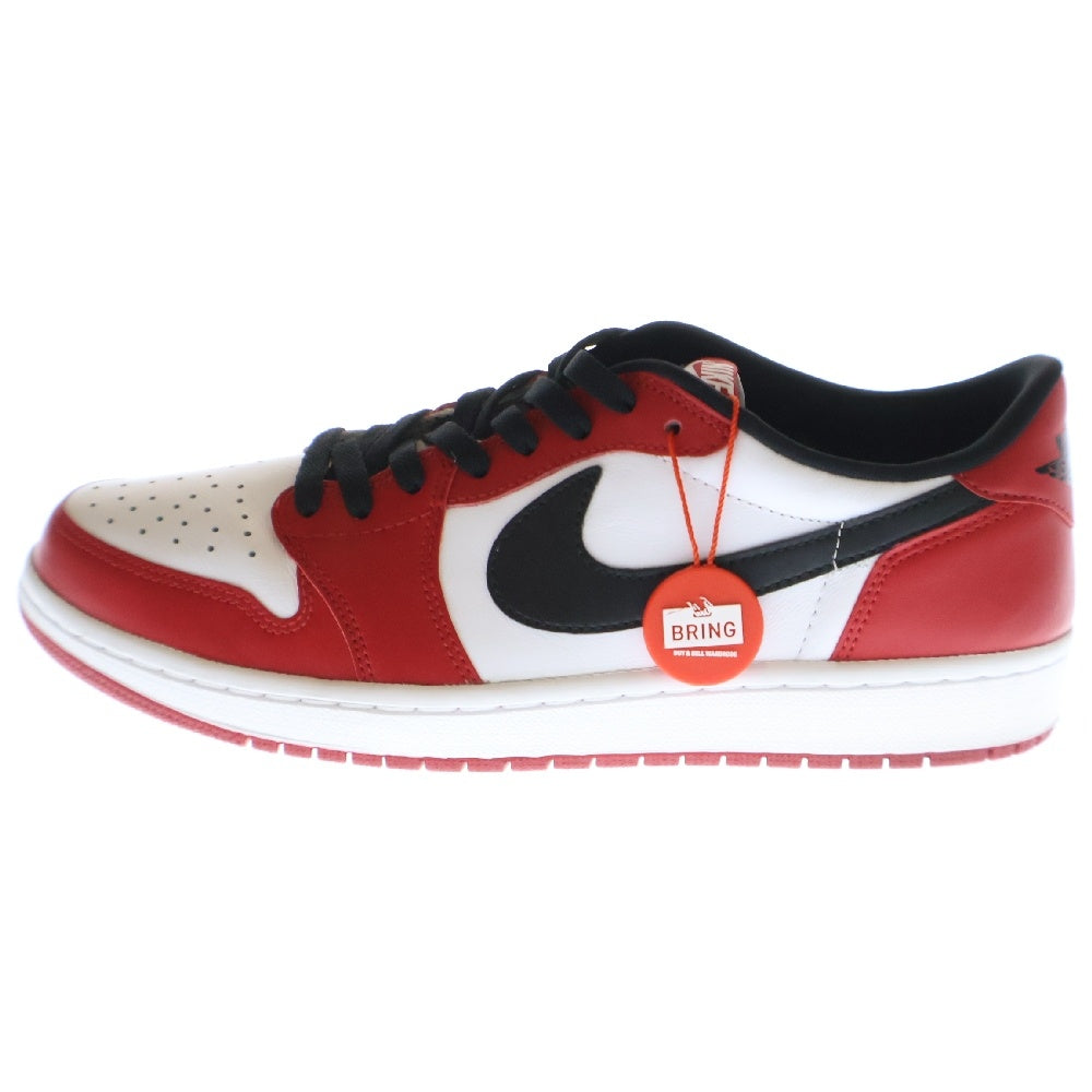 NIKE(ナイキ) 【観賞用 2015年製】 AIR JORDAN 1 LOW RETRO LOW CHICAGO エア ジョーダン シカゴ ローカットスニーカー ホワイト/レッド US9.5/27.5cm 705329‐600