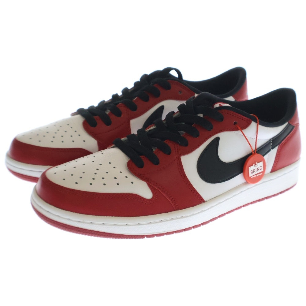 NIKE(ナイキ) 【観賞用 2015年製】 AIR JORDAN 1 LOW RETRO LOW CHICAGO エア ジョーダン シカゴ ローカットスニーカー ホワイト/レッド US9.5/27.5cm 705329‐600
