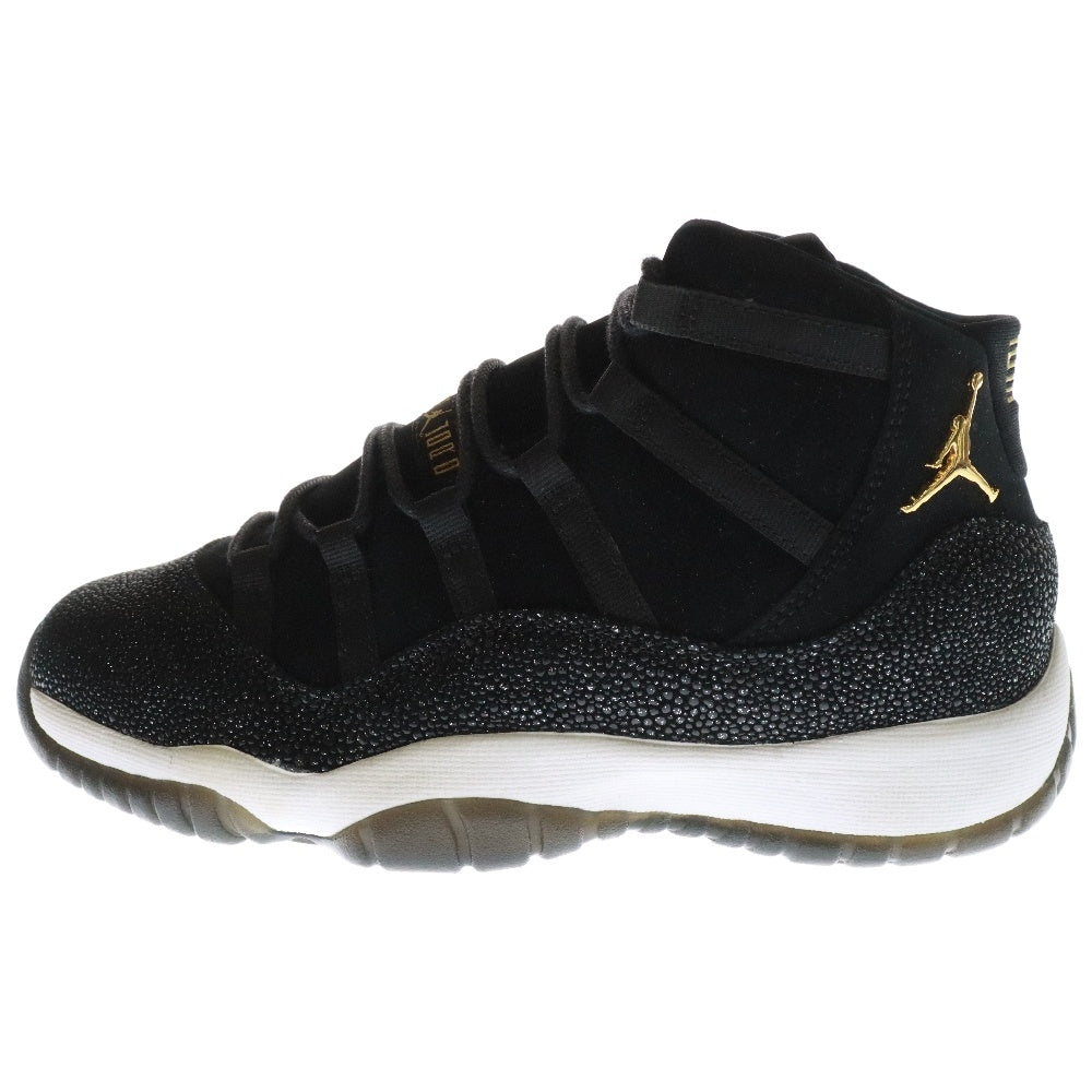 NIKE(ナイキ) GS Air Jordan 11 Heiress 852625-030 GSエアジョーダン11エアレス ハイカットスニーカー ブラック レディース US6Y/24cm