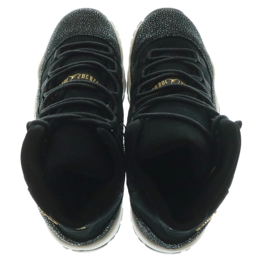 NIKE(ナイキ) GS Air Jordan 11 Heiress 852625-030 GSエアジョーダン11エアレス ハイカットスニーカー ブラック レディース US6Y/24cm