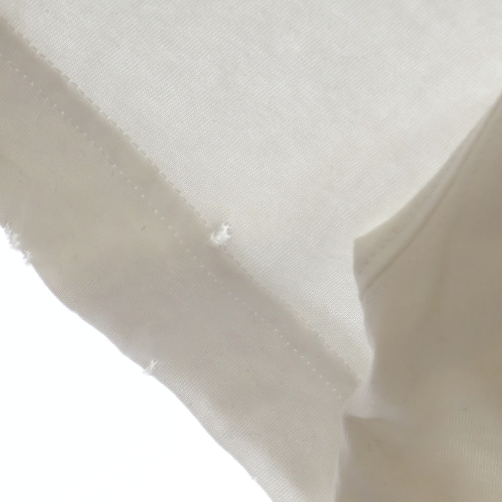 VETEMENTS(ヴェトモン) 23SS La Haute Couture T-SHIRT フロントラバープリント クルーネック 半袖Tシャツ カットソー ホワイト UE63TR740W