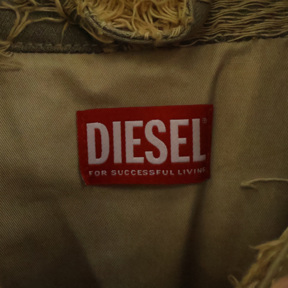 DIESEL(ディーゼル) 25SS D-Ivar-Fsg Overdyed Denim Jacket オーバーダイ デニムジャケット A18111007
