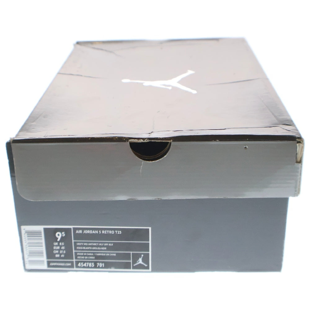 NIKE(ナイキ) 【観賞用 2011年製】AIR JORDAN 5 RETRO TOKYO 23 454783-701 エアジョーダン5 レトロ トーキョー23 ハイカットスニーカー イエロー US9.5/27.5cm