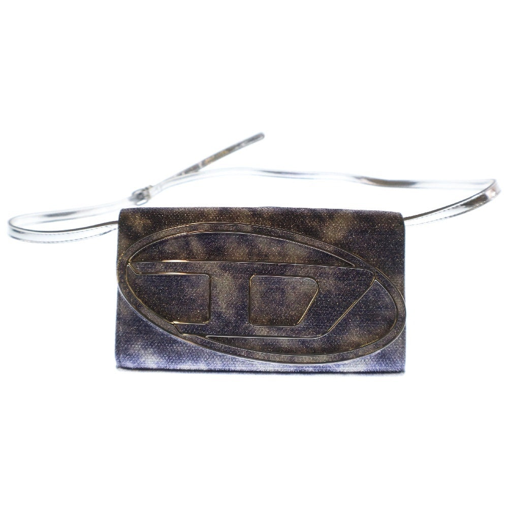 DIESEL(ディーゼル) 1DR WALLET STRAP ストラップ付き長財布 ロングウォレット レディース パープル/シルバー X09809 P2197