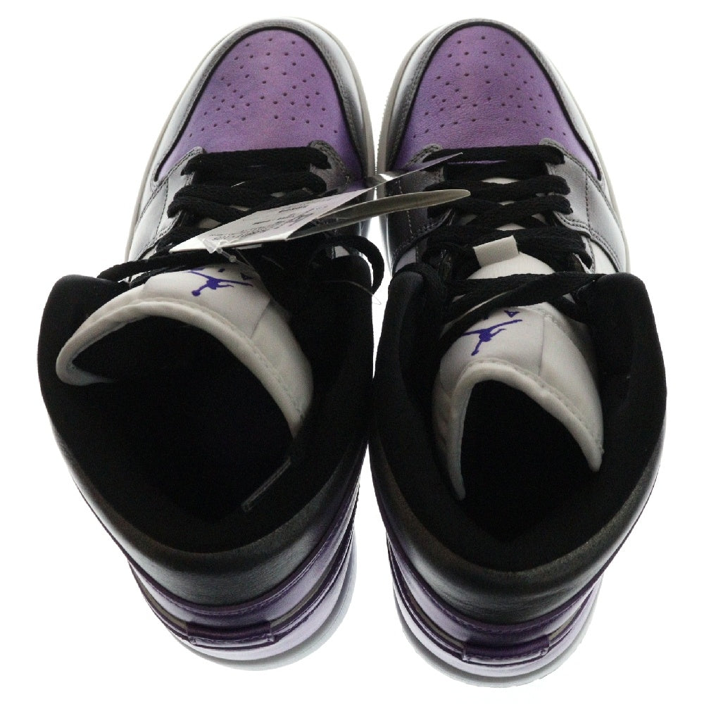 NIKE(ナイキ) W AIR JORDAN 1 MID SE Metallic Purple HJ5911-105 ウィメンズ エアジョーダン1 ミッド メタリックパープル ミッドカットスニーカー US W10.5/27.5cm