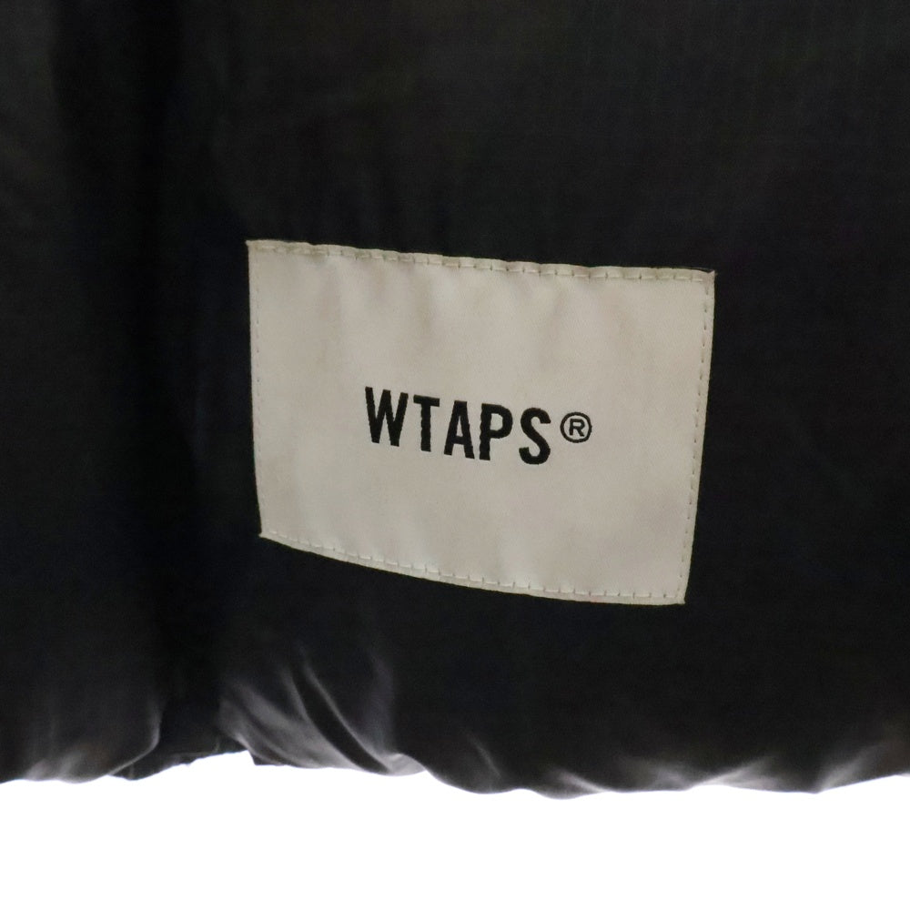 WTAPS(ダブルタップス) 22AW BIVOUAC JACKET NYLON RIPSTOP ビバーク ジャケット ナイロン リップストップ ダウンジャケット ブラック