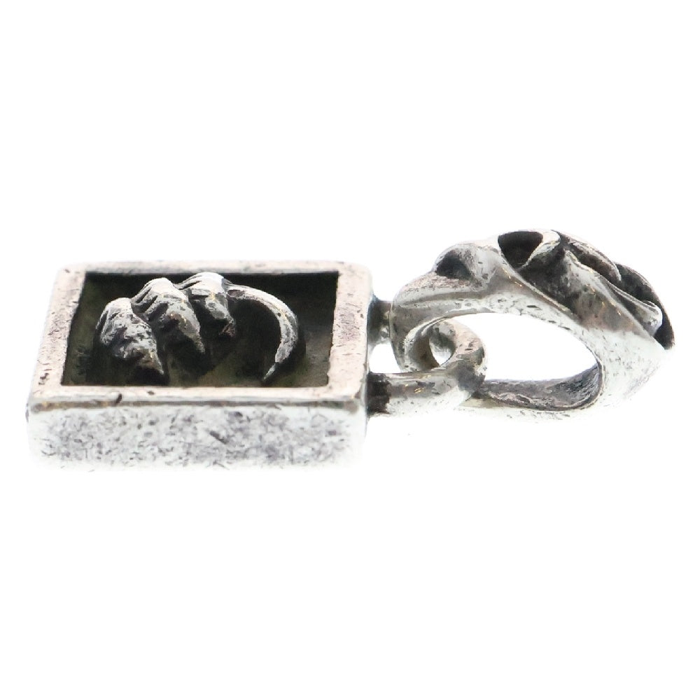 CHROME HEARTS(クロムハーツ) FRAMED CROW フレームドクロウ チャーム ペンダントトップ シルバー BCA272