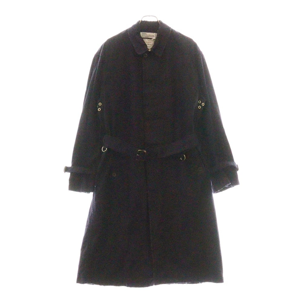 DAIRIKU(ダイリク) 23SS Vintage Wash Single Trench Coat ヴィンテージ ウォッシュ シングル トレンチコート パープル O-3