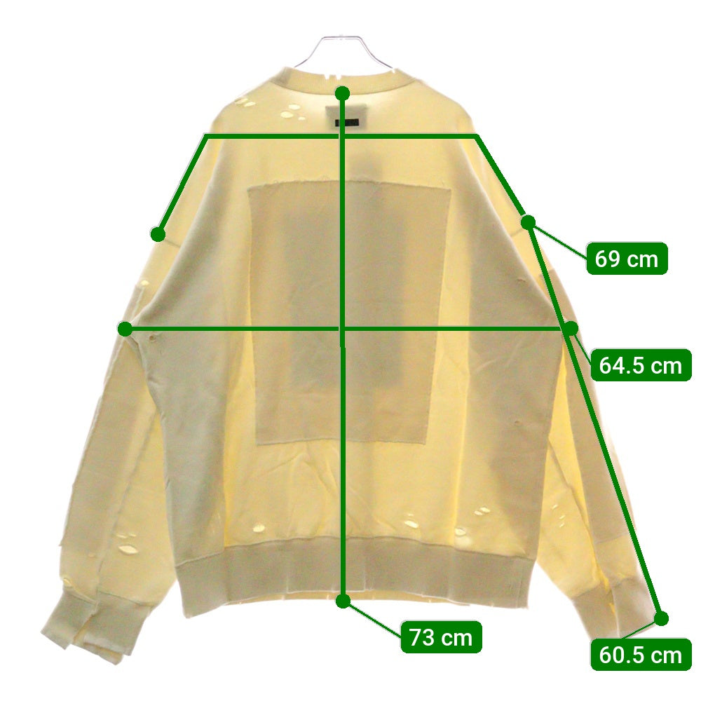 Stein(シュタイン) OVERSIZED REBUILD SWEAT LS オーバーサイズド リビルド スウェット クルーネックスウェット ホワイト ST.525-1