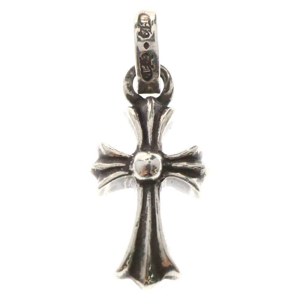 CHROME HEARTS(クロムハーツ) CRS BBYFAT P DMND ベイビーファットクロス PAVEダイヤ ペンダントトップ シルバー BCA234