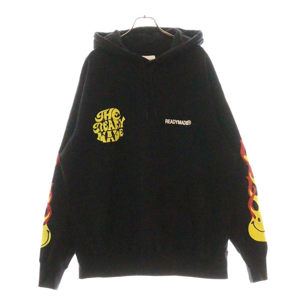 READY MADE(レディメイド) 20SS Smile Hoodie フーディー ブラック RE-CO-BK-00-00-106