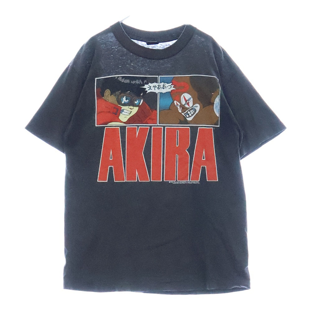 VINTAGE(ヴィンテージ) 80's AKIRA BLACK FASHION VICTIM ヴィンテージ アキラ 金田vsジョーカー 両面プリント 半袖Tシャツ カットソー ブラック