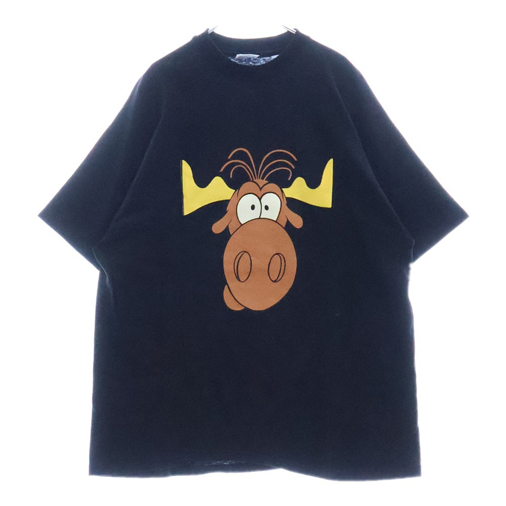 VINTAGE(ヴィンテージ) 90's TACO BELL GREETINGS TACO LOVERS HANES タコベル プリント半袖Tシャツ カットソー ブラック
