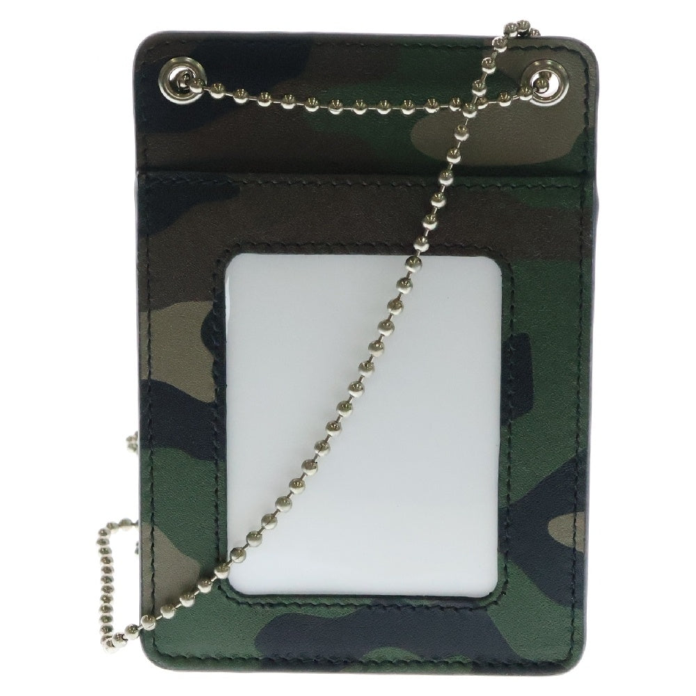 SUPREME(シュプリーム) 18AW Leather ID Holder レザー IDホルダー カモフラ柄 グリーン