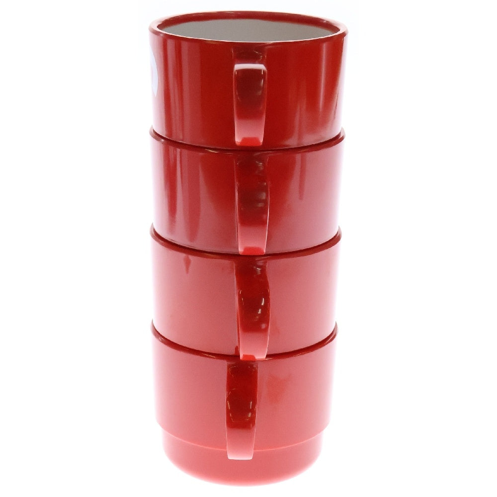 SUPREME(シュプリーム) 18SS Stacking Cups Set of 4 スタッキング カップセット コップ レッド