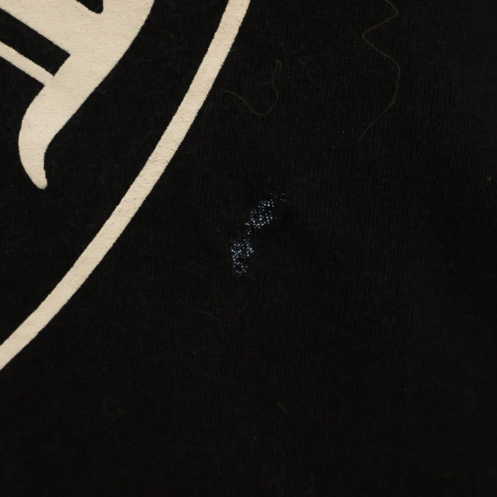 CHROME HEARTS(クロムハーツ) HORSESHOE L/S 袖フローラル バックホースシュープリント 長袖Tシャツ カットソー ブラック