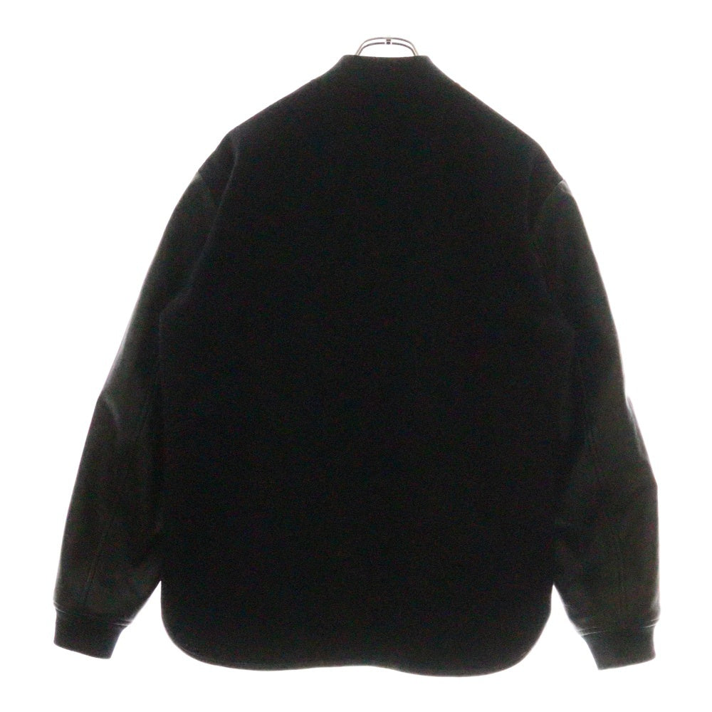 MARNI(マルニ) 袖ゴートレザー切り替え/メルトンウール ジャケット ブラック 25AM002845452 ※オーダー品