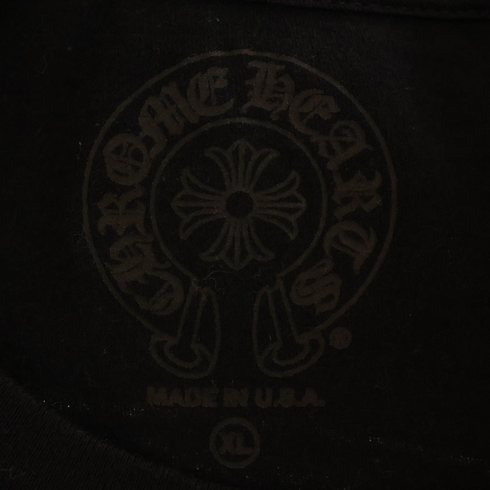 CHROME HEARTS(クロムハーツ) CH LS バックロゴプリント長袖Tシャツ カットソー ブラック