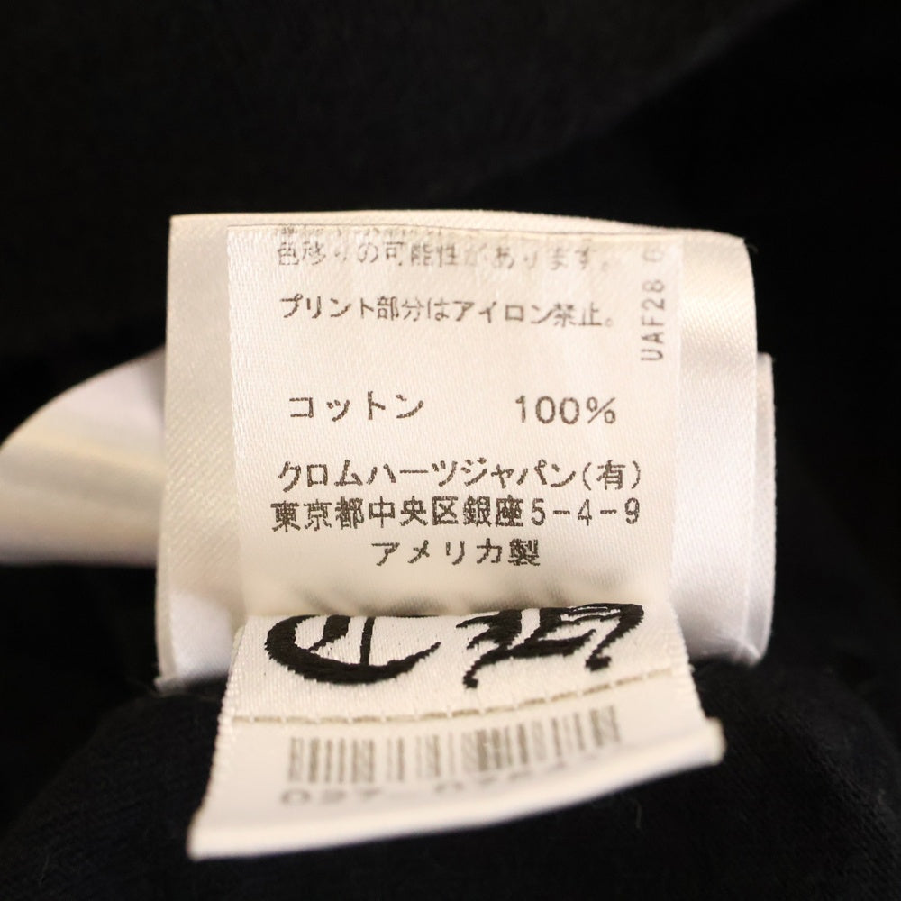CHROME HEARTS(クロムハーツ) CH LS バックロゴプリント長袖Tシャツ カットソー ブラック