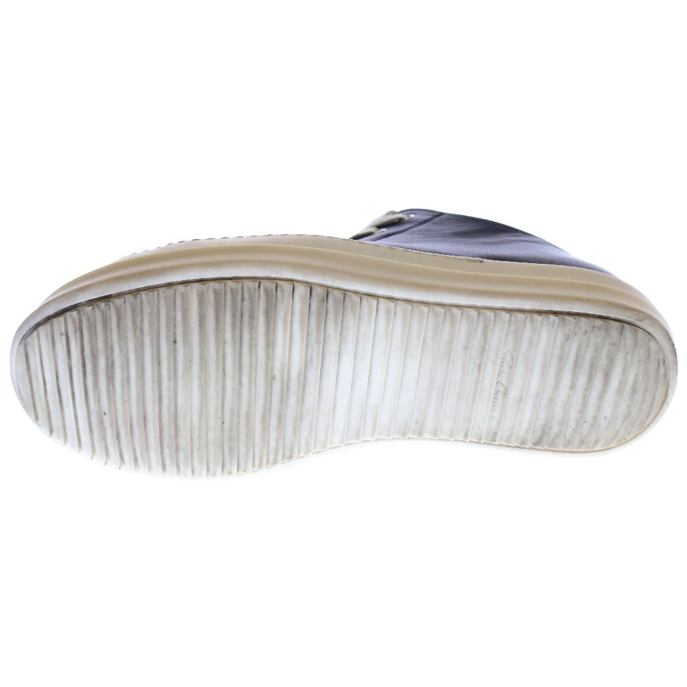 Rick Owens(リックオウエンス) LOW SNEAKER ロースニーカー オールレザー ブラック RU01E5891