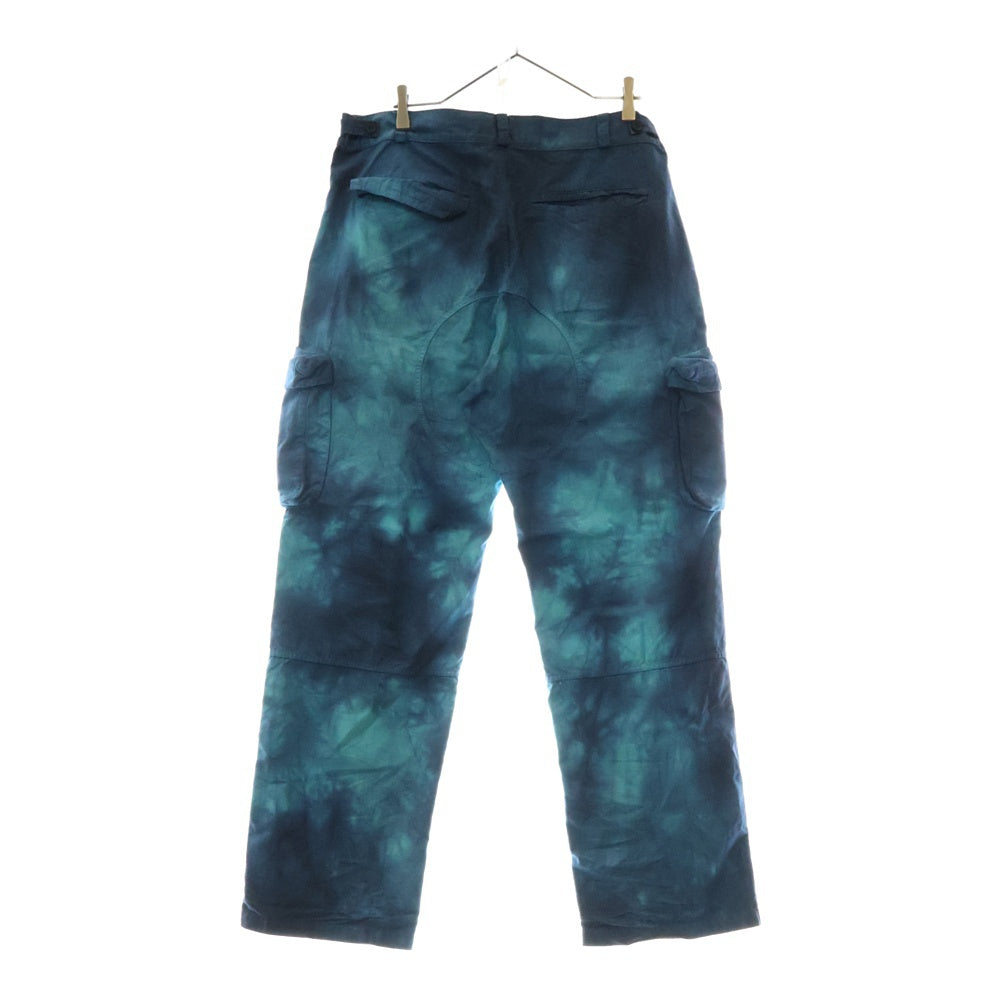 OFF-WHITE(オフホワイト) 22SS PANTALONE TIE DYE CONTOUR CARGO パンタローネ タイダイ コントゥール カーゴパンツ ブルー OMCF032S22FAB001