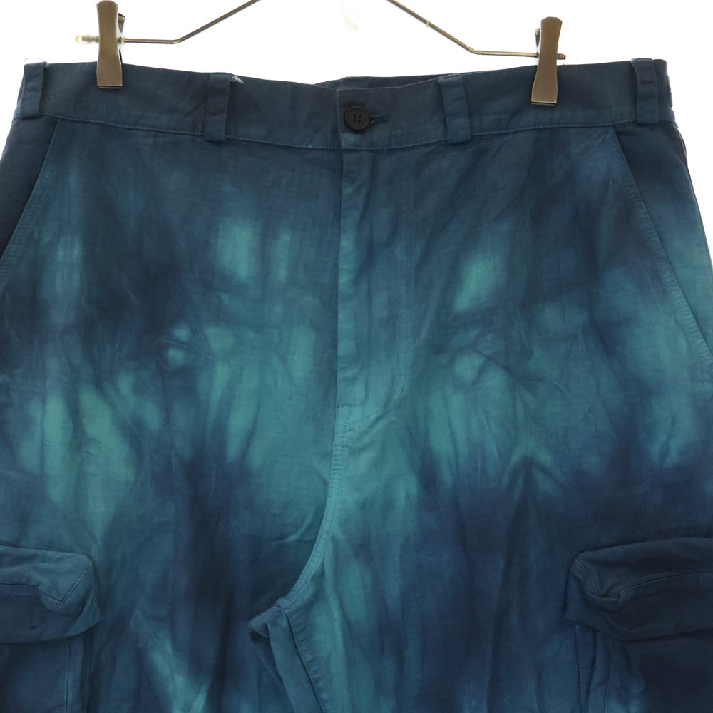 OFF-WHITE(オフホワイト) 22SS PANTALONE TIE DYE CONTOUR CARGO パンタローネ タイダイ コントゥール カーゴパンツ ブルー OMCF032S22FAB001