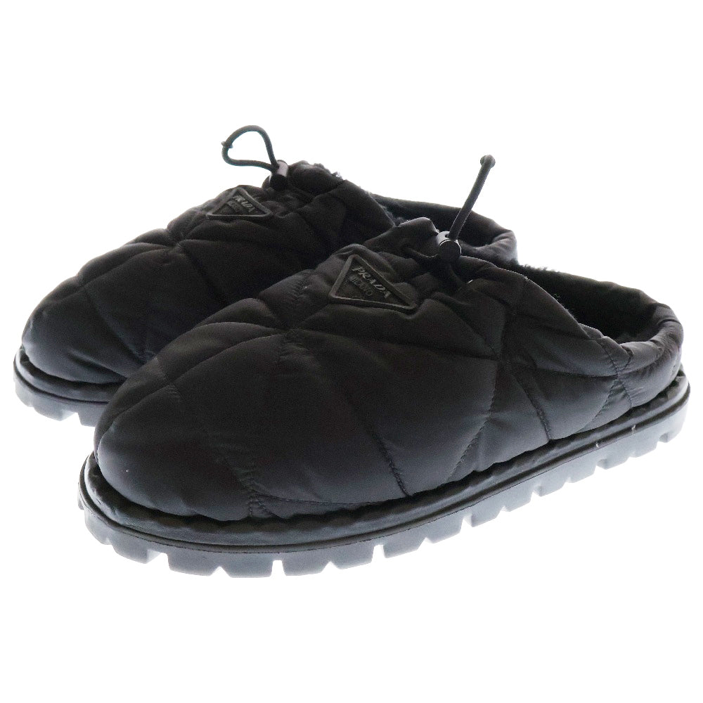 PRADA(プラダ) CALZATURE UOMO ナイロンサボサンダル ミュール ブラック 2S2954