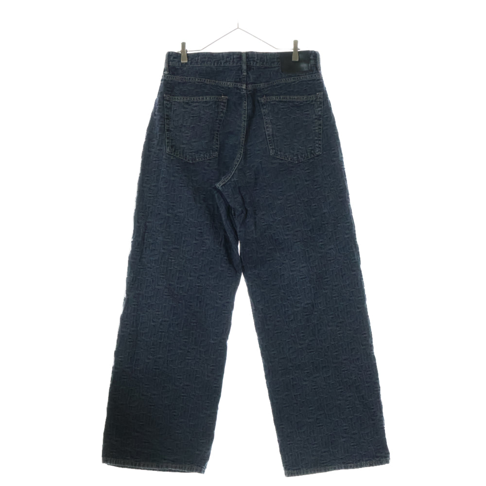 Acne Studios(アクネ ストゥディオズ) 1981M Monogram Baggy fit jeans モノグラムバギーフィットジーンズ デニムパンツ ブルー B00377