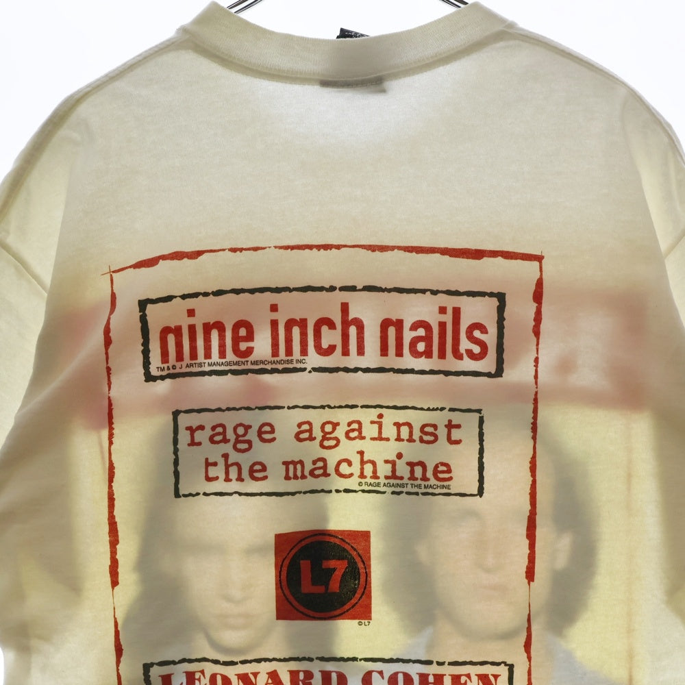 VINTAGE(ヴィンテージ) 90s NATURAL BORN KILLERS 1994 BLOOD LUST MOVIE PROMO GIANTタグ ナチュラルボーンキラーズ プリント半袖Tシャツ カットソー ホワイト